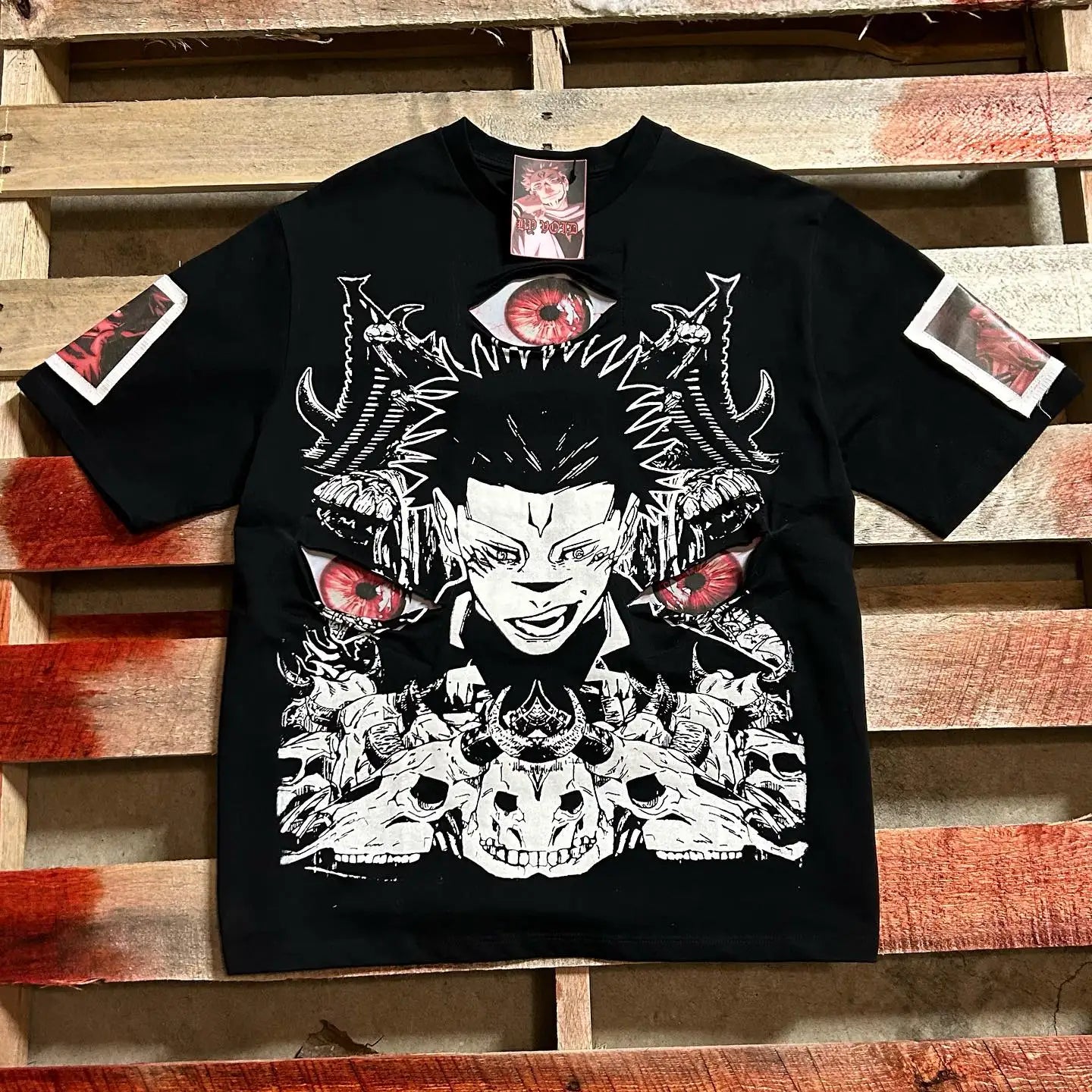 Streetwear T Shirt Y2K Japanese Harajuku Hip-Hop Graphic Print Oversized T Shirt Mens New round Neck Cotton Short Sleeved Tops