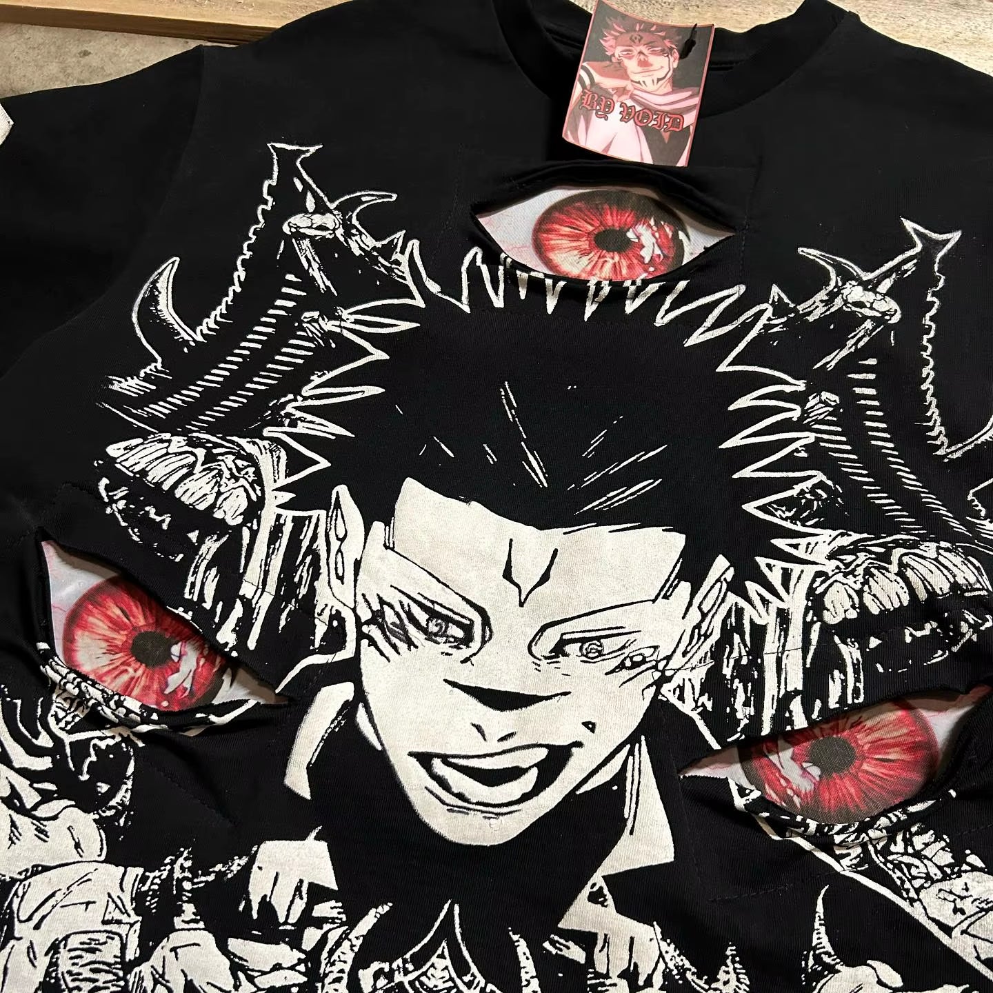 Streetwear T Shirt Y2K Japanese Harajuku Hip-Hop Graphic Print Oversized T Shirt Mens New round Neck Cotton Short Sleeved Tops