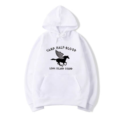 Camp Half Blood Hoodies Percy Jackson Hoodies Camp Graphic Shirt Camp Lover Shirt Men Women Unisex Autumn Winter Casual Hoodies