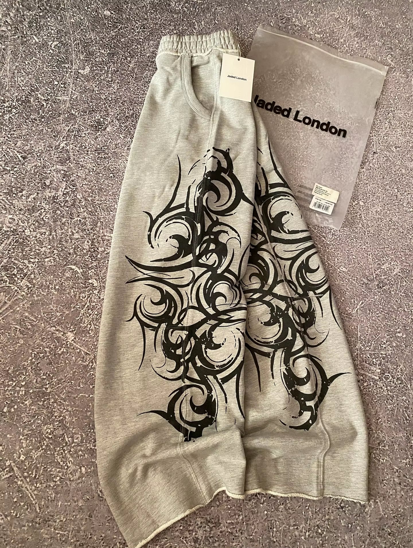 Y2K Grey Baggy Blade Joggers Sweatpants Men Casual Baggy Pants Gym Trousers Elastic Waist Sports Pants Streetwear Men Clothing